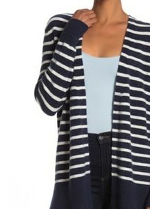 Madewell Cozy Walker Striped Cardigan